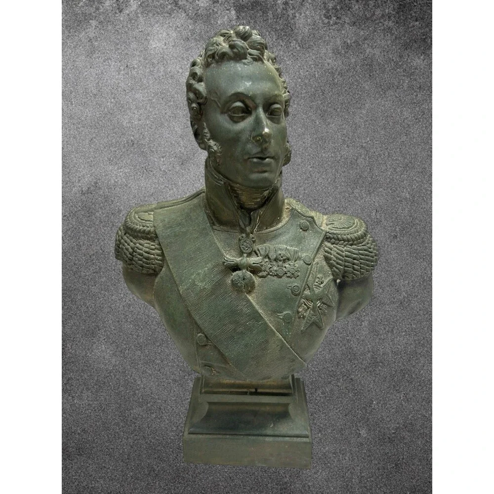 Paul Joseph Raymond Gayrard Brass Statue Signed 1844 5 X 8 Inches